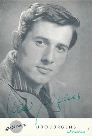 UDO JÜRGENS Sensationeller Fund: Autogrammkarte belegt Udos Erfolg in ...
