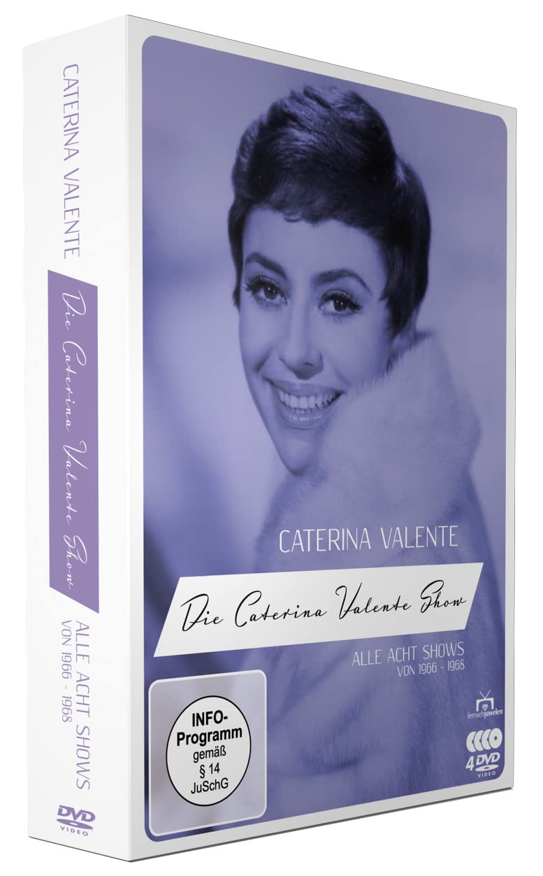 CATERINA VALENTE * Die Caterina Valente Show - Alle acht ZDF-/AVRO-Shows von 1966-1968 (4 DVDs)