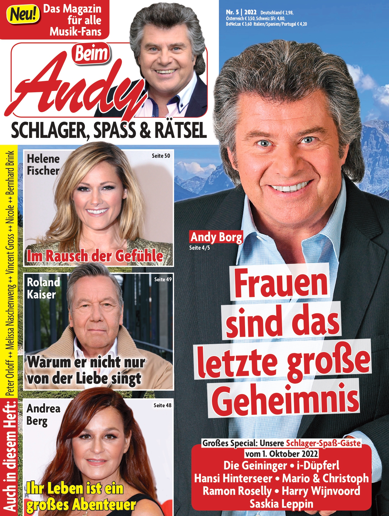 „BEIM ANDY“ - Das Magazin für alle Musik-Fans (Zeitschrift)