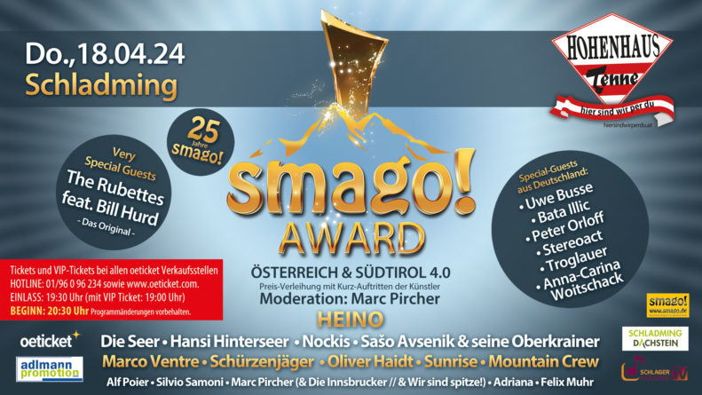 smago! AWARD <br>smago! Award Österreich & Südtirol 4.0 – ALLE Preisträgerinnen und Preisträger!