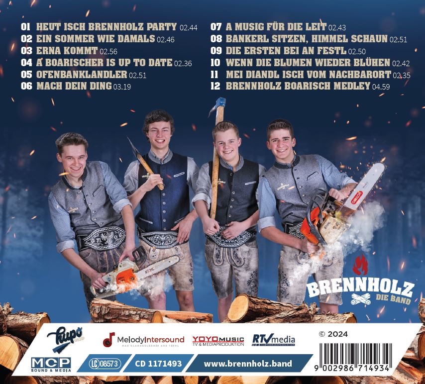 BRENNHOLZ – DIE BAND Mit ihrer CD „Die Erste!“ wollen sie Musikmarkt so ...