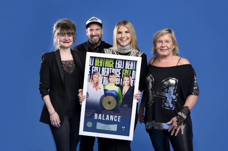 BEATRICE EGLI <br>“Balance” Album-Trilogie erreicht Goldstatus!