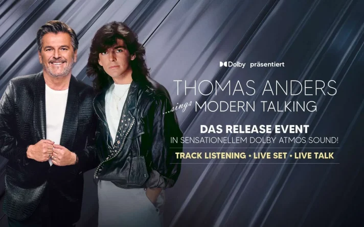 THOMAS ANDERS <br>“Thomas Anders sings Modern Talking” – der Dolby Atmos Release Event in Berlin!