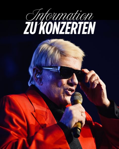 HEINO <br>Ersatztermine für Soest, Hofgeismar und Cloppenburg stehen fest! HEINO <br>Ersatztermine für Soest, Hofgeismar und Cloppenburg stehen fest!