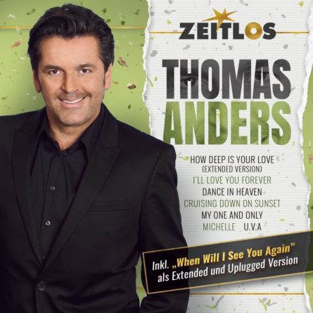 THOMAS ANDERS <br>CD „Zeitlos – Thomas Anders“ ab 03.04.2026 erhältlich!