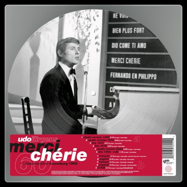 UDO JÜRGENS <br>Picture Disc „Merci Chérie 60“ ab 08.05.2026 erhältlich!