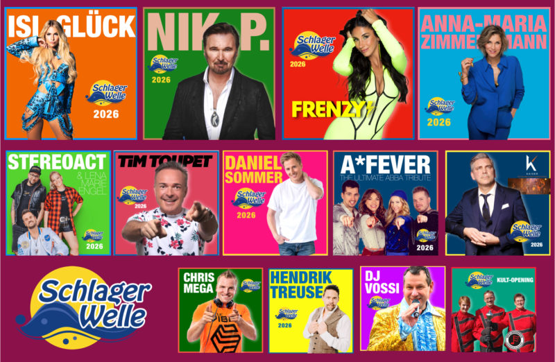 ISI GLÜCK, NIK P., STEREOACT, ANNA-MARIA ZIMMERMANN u.a. <br>Gegen den Trend zum Triumph: Wie die „Schlagerwelle“ mit Gefühl und Vielfalt begeistert!