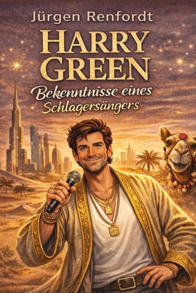 JÜRGEN RENFORDT <br>Taschenbuch „Harry Green – Bekenntnisse eines Schlagersängers“ seit 03.04.2026 erhältlich!
