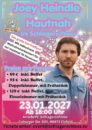 JOEY HEINDLE <br>„Schlagerschloss Hotel“ Eisfeld präsentiert …: „Joey Heindle hautnah“ – am 23.01.2027!