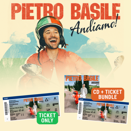 PIETRO BASILE <br>Debüt-CD „Andiamo!“ ab 08.01.2027 erhältlich + erste Tour im März / April 2027!