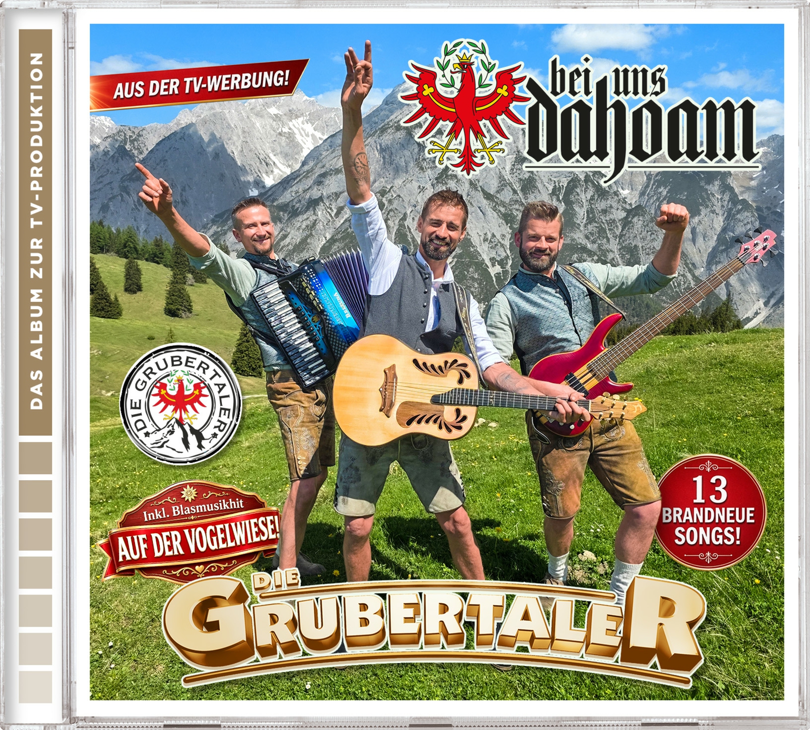 DIE GRUBERTALER * Bei uns dahoam (CD) *** Auch als DVD erhältlich !!!