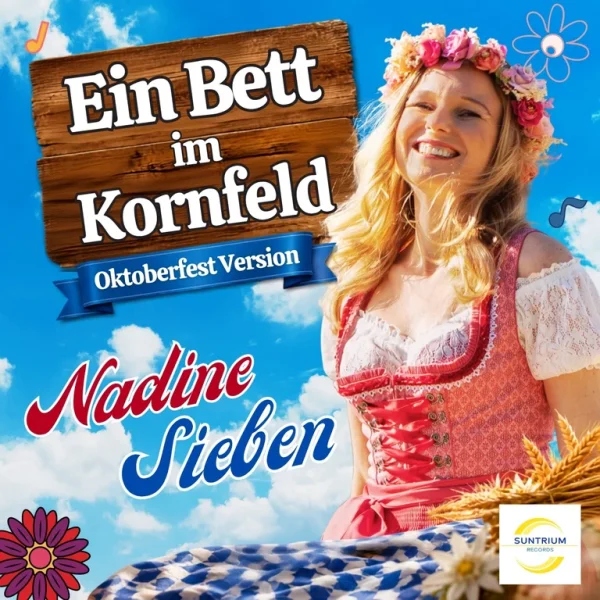 NADINE SIEBEN <br>Sie präsentiert den Kult-Hit „Ein Bett im Kornfeld“ von JÜRGEN DREWS als Blasmusik-Schlager!
