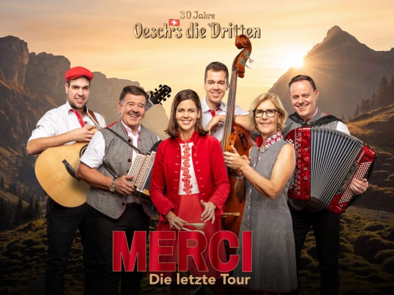 OESCH’S DIE DRITTEN <br>OESCH’S DIE DRITTEN sagen „Merci“: Familienband kündigt ihr Ende an!