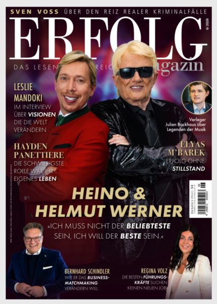 HEINO & HELMUT WERNER <br>Sie zitieren das Titelblatt der Zeitschrift „Erfolg“!